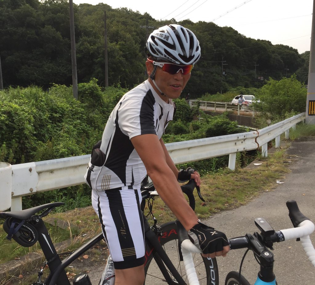 朝練サイクリング