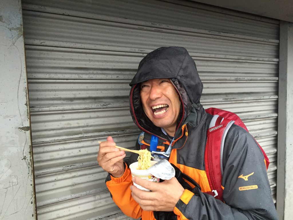 富士山頂にて