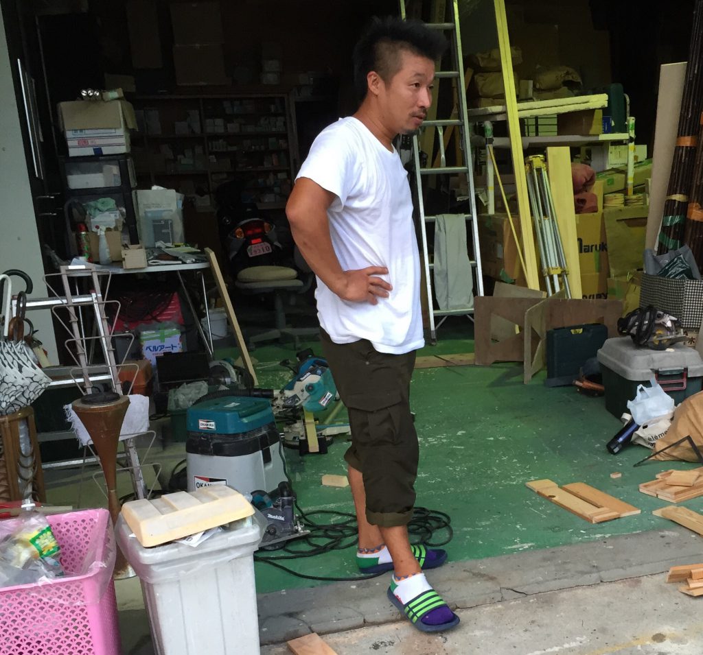夢を叶える木工教室下ごしらえ。