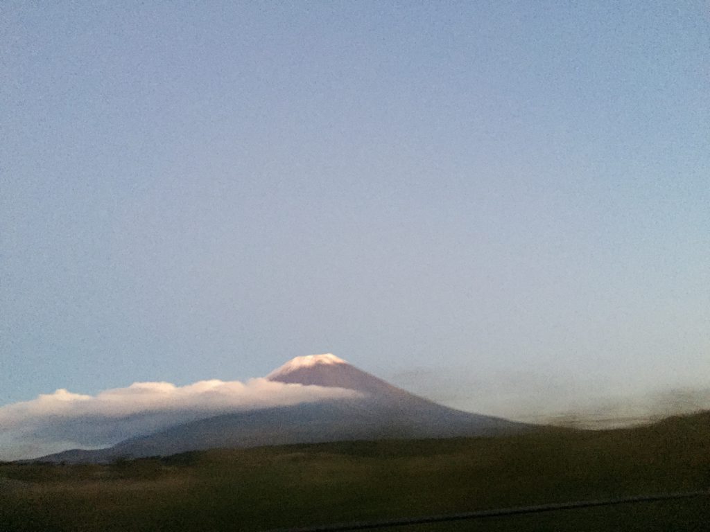 2015年初冠雪の富士山