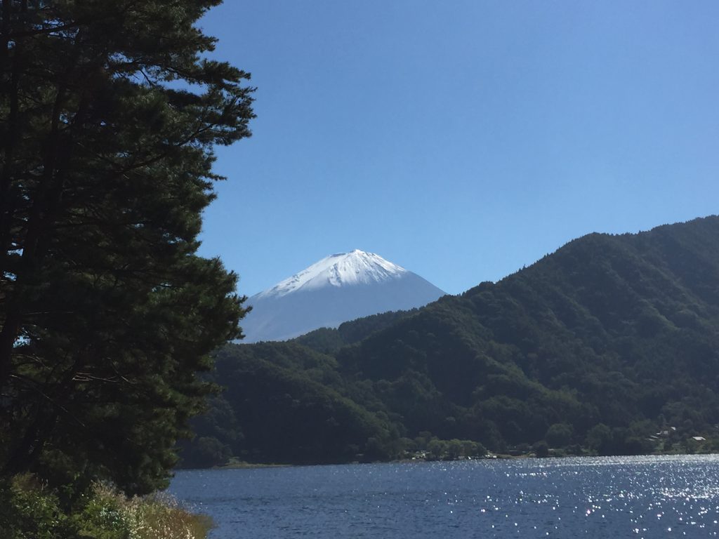 2015年初冠雪の富士山